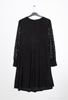 Picture of CURVY GIRL BELTED PUFF SLEEVE LACE DRESS